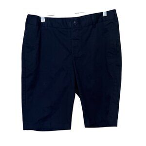 Lands End‎ Womens Navy OEKO-Tex Chino Shorts Size 10
